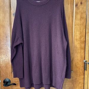 Old Navy Women's Deep Purple Crew Neck Sweater